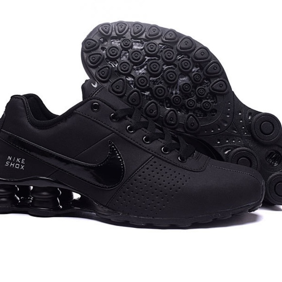 Men's Nike Shox Deliver Triple Black - Picture 2 of 7